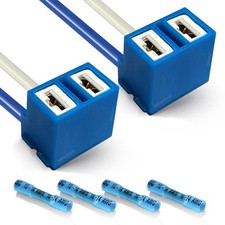 H7 Connector Female Ceramic Pigtail Plug Right Angle Socket for LED Pigtail Sock