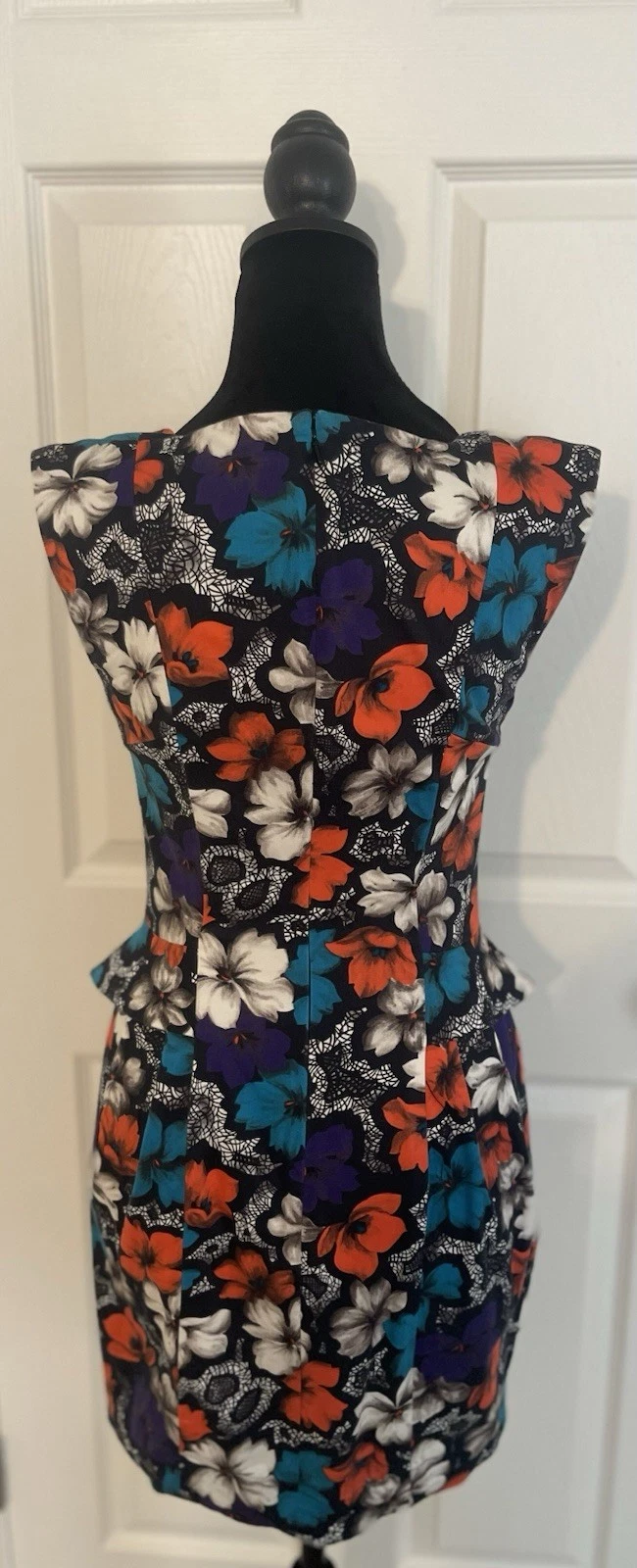 VETEMENTS French Connection UK *RARO* abito tubino floreale vintage taglia 4