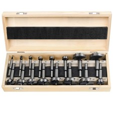Forstnerbohrer Set 16tlg Holz Kohlenstoffstahl Rundschaft &Oslash;6-54mm