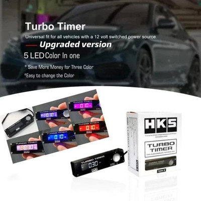 HKS Universal Auto Car Type 0 Turbo Timer with White LED Digital