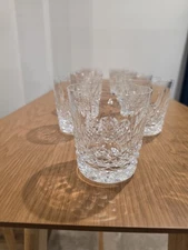 Waterford Kenmare 3½in Old Fashioned Glasses Clear Cut Crystal Set Of 9