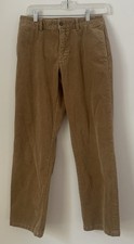 Polo Ralph Lauren Boys Corduroy Pants Beige Straight Leg Classic Preppy Size 16
