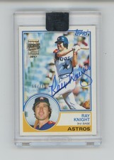 RAY KNIGHT AUTO /78 2017 TOPPS ARCHIVES SIGNATURES SERIES AUTOGRAPH SP ASTROS
