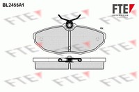 Bremsbelagsatz Scheibenbremse FTE 9010743 FüR Jaguar XJ X350 X358 Type 2 X200 LS