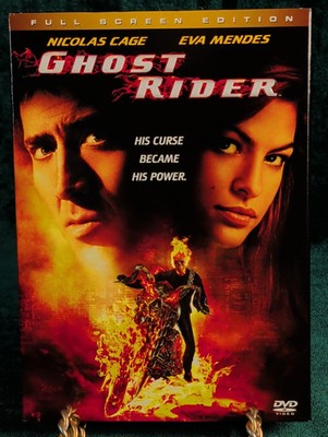 Ghost Rider (2007) Extended Cut Fullscreen DVD VG++ Nicolas Cage Free Shipping