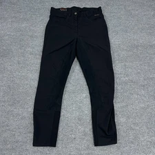 Ariat Pro Series Breeches Women 32R Olympia Horse Riding Pant Black Equestrian