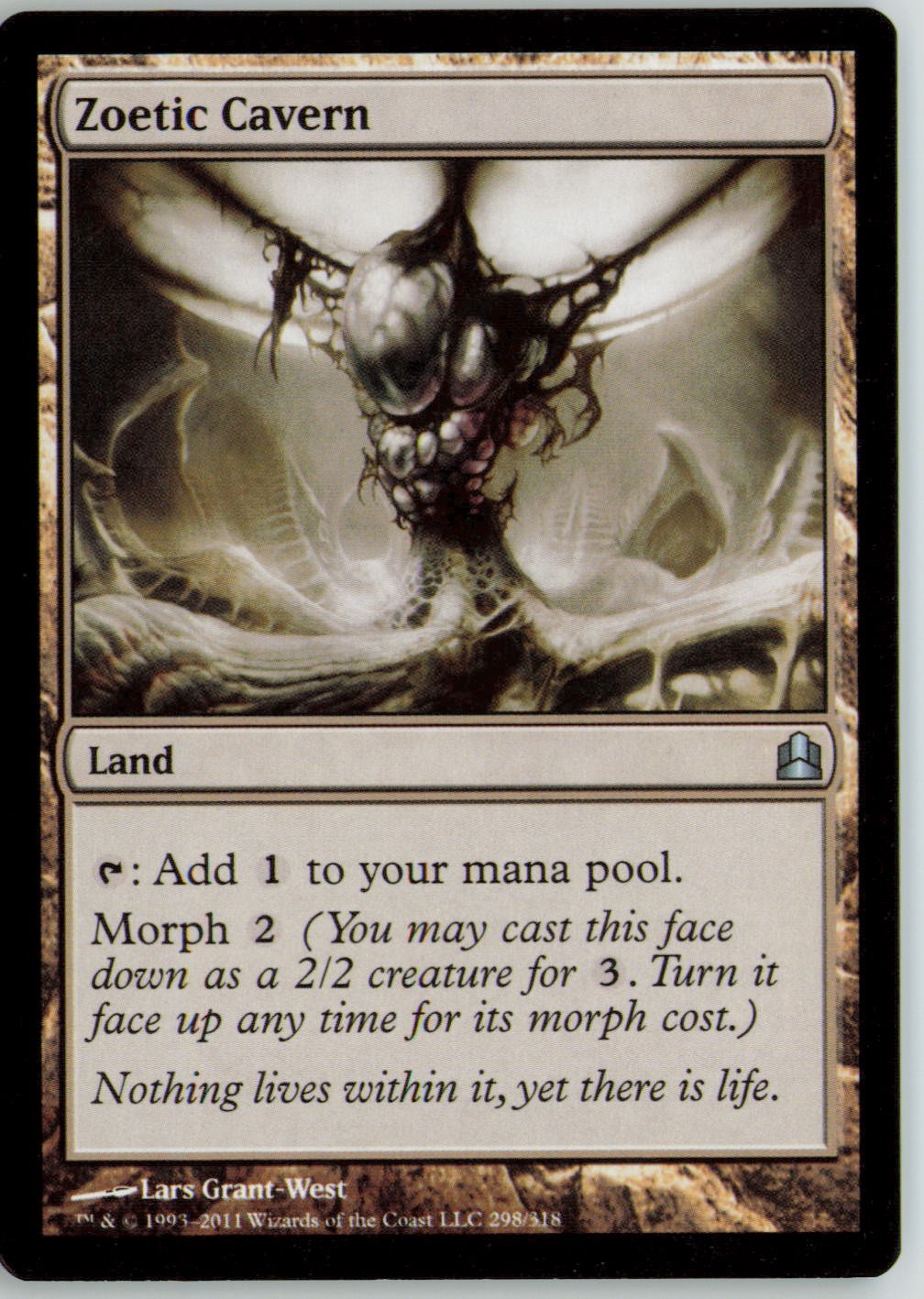 Zoetic Cavern 298 Uncommon Commander Magic: The Gathering LP