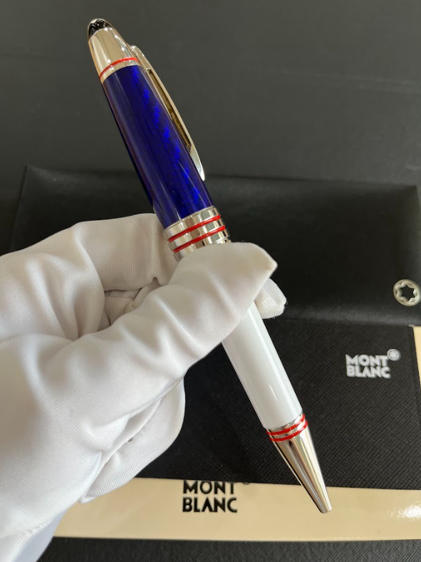 Montblanc JFK Ballpoint Pen White Silver 2025 Special Limited