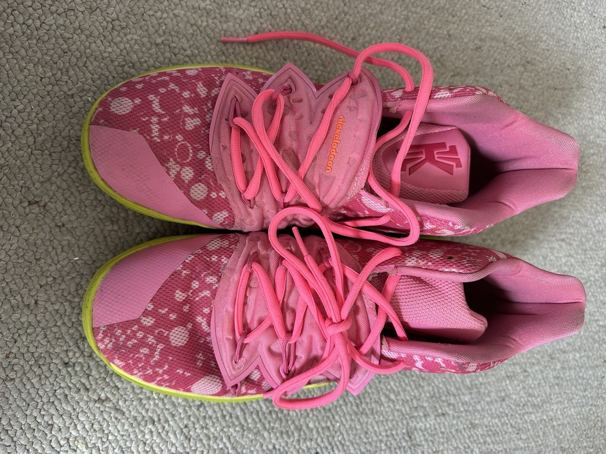 Nike Kyrie 5 Pink & Yellow Patrick Star SpongeBob CJ6950‑600 men
