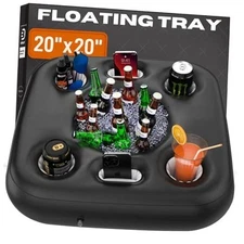Floating Cooler for Pool, Lake, River & Kayak - Holds Up to 24 Cans with Small