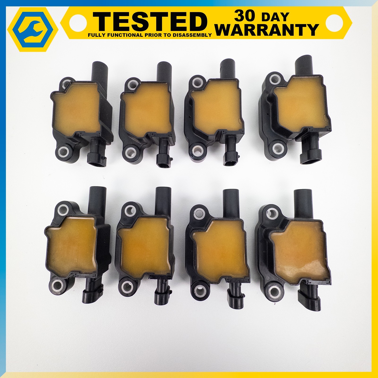 08-13 CHEVROLET CORVETTE C6 6.2L ENGINE IGNITION COIL BRASKET ASSEMBLY SET OEM