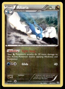 2012 Black & White - Dragons Exalted Altaria Stage 1/Rare Holo #84