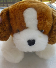 Puppy Dog Hand Puppet Plush Preschool Teaching Aid Soft Applause Brown  White