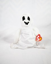 TY Beanie Babies Sheets The Ghost, October 31, 1999 stuffed toy plush