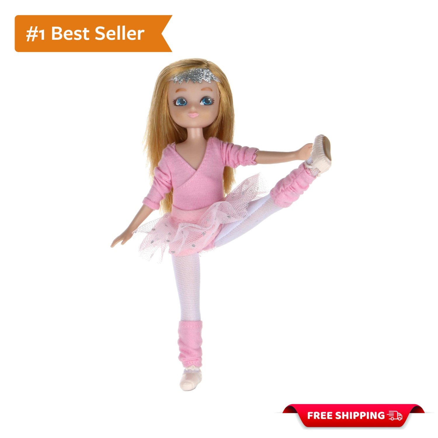 Versatile 7.5 Inch Ballerina Doll for Boys & Girls - Imagina