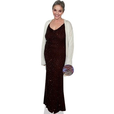 Brooke Adams (Brown Dress) Pappaufsteller lebensgross