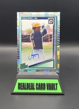 2025 Donruss Optic Jesus Made Rated Prospect Pandora Auto 16/25 ~ Brewers No.162
