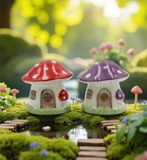 Magic Mushroom Sprinkles Ceramic Salt And Pepper Shakers, Home Décor, Gift for H