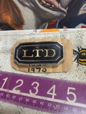  1970 Ford Galaxie Ltd Ltd Roof Sail Panel Ornament Emblem Oem