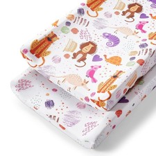 TILLYOU Baby Changing Pad Cover, Changing Table Cover for Girls Boys, Ultra Soft