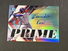 2019 BOWMAN CHROME RONALDO HERNANDEZ PCS-RH PRIME SIGNATURES AUTO 3/50 RAYS