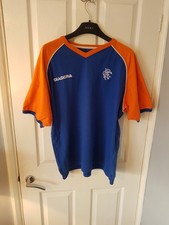  RANGERS RETRO T SHIRT XL DIADORA 2002 VERY RARE