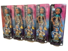 (5 Pack) New Monster High CLEO DeNile Articulated Doll & Gold Pyramid HXH95