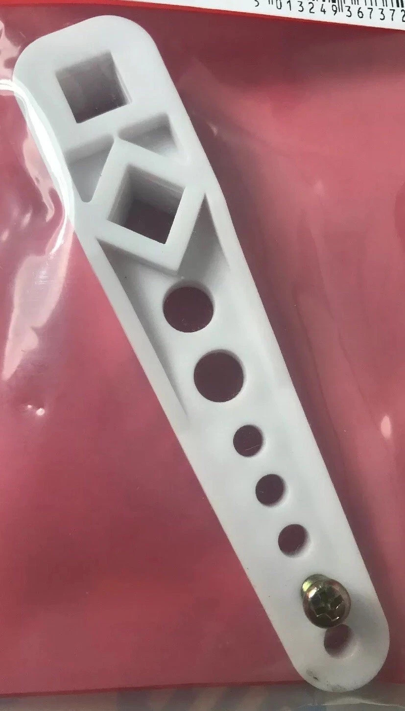 Replacement  White Plastic WC Cistern Flush Lever Multi  Adjustable Arm