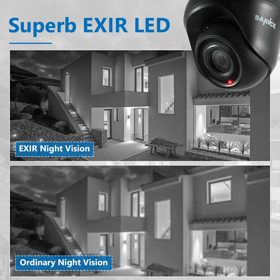 1080p Wired Home Security Camera with EXIR Night Vision, IP66 Waterproof for ... - Image 3 of 4