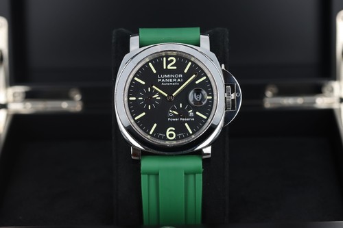 Officine Panerai Luminor Power Reserve PAM00090, Black Dial, Limited 3000 Steel