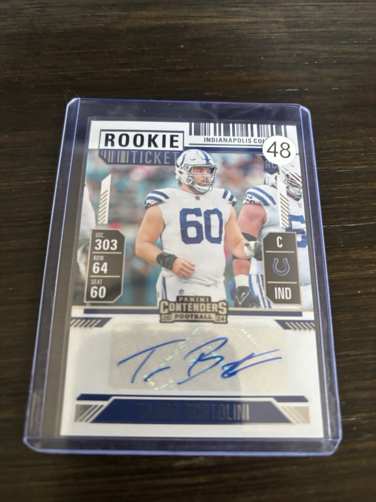 2024 Panini Contenders Rookie Ticket Tanor Bortolini Auto #287