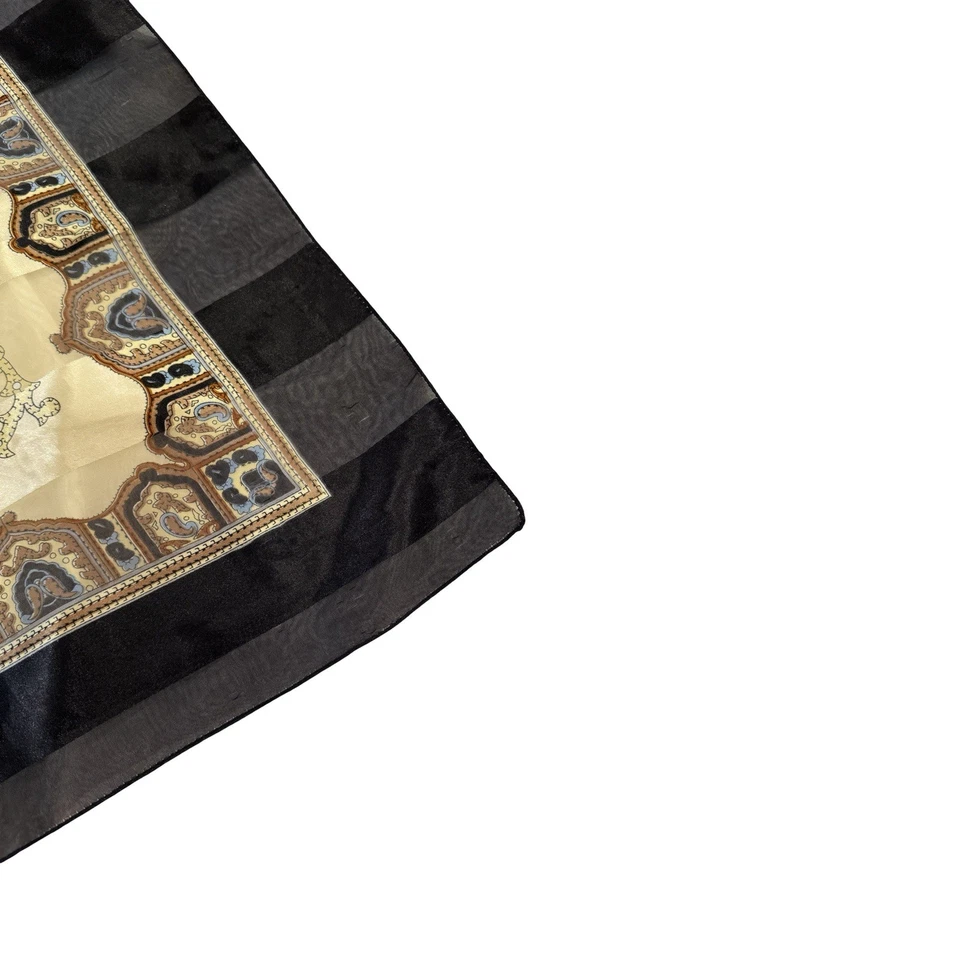 Bufanda de seda vintage Roma Italia monumentos - Coliseo, Vaticano, Piazze y Basílicas Foto 2 de 4