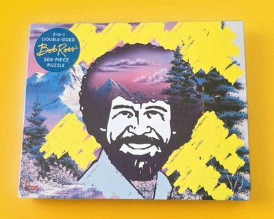 Bob Ross 2-in-1 Double-Sided 500-Piece PuzzleEnglisch Ausgabe