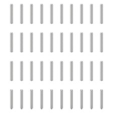 150Pcs 0.6mm x 4mm Dowel Pins, 304 Stainless Steel Round Head Pin, Silver