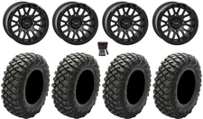 System 3 SB-9 Bdlk 15" Wheels Matte Bk 30" Crawler XG Tires Renegade Outlander