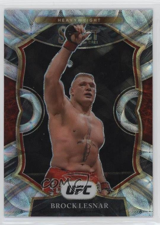 2021 Panini Select UFC Concourse Scope Prizm Brock Lesnar #18 19u9