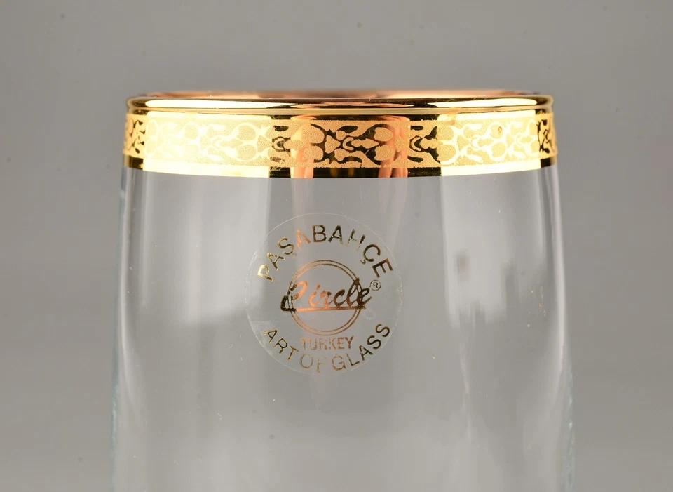 *Circle Art of Glass Turkey 12.5 oz Highball Tumbler Drink Clear - Set of 6 - Image 3 of 4