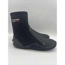 Cressi Isla 7mm Water Sport Diving Boots Shoes Men  s 6 Women  s 7 Black