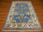 Turkish Oushak Hand Knotted Rug,Bohemian Oushak contemporary Rug 4x6 Ft — photo 3