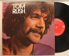 Tom Rush Lp Self Titled On Columbia - Vg / Vg 