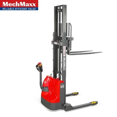 2640lbs Electric Straddle Stacker With AGM Battery,138'' Lift Height, F26-138SLA