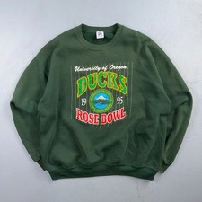 Vintage Oregon Ducks 1995 Rose Bowl Adult XL Crewneck Sweatshirt Jerzees 90s