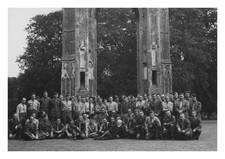 Grupo Bombardero Segunda Guerra Mundial Servicios Religiosos Inglaterra 1944