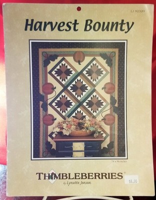 Harvest Bounty Quilt Pattern - Lynette Jensen Thimbleberries #LJ92320 - 74x96
