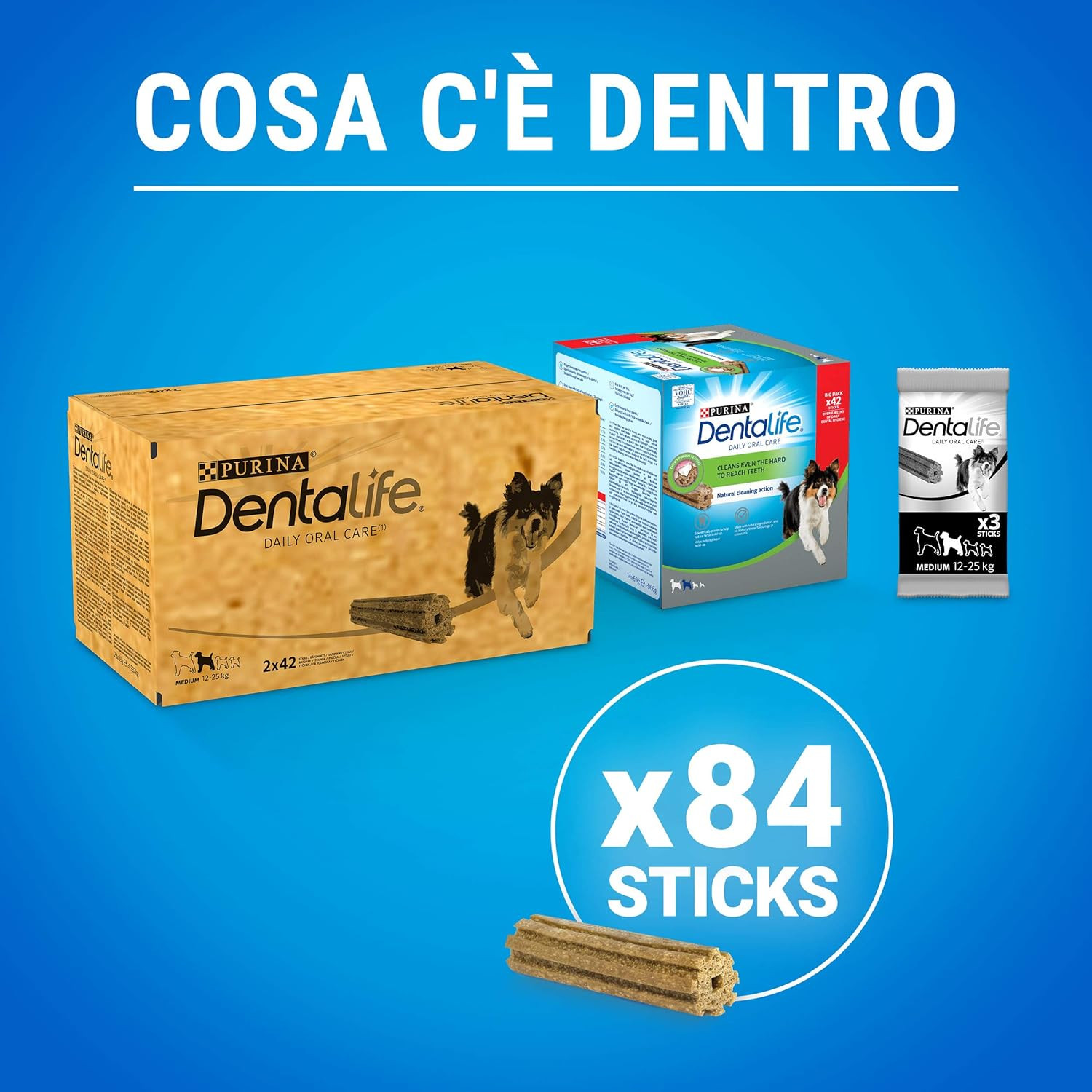 Snack Dentale Purina DentaLife per Cani Adulti | Igiene Orale Quotidiana - 2