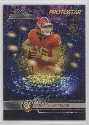 2021 Alumination Protostar Holo-Lux Yellow 10/12 Trevor Lawrence Rookie RC lz7