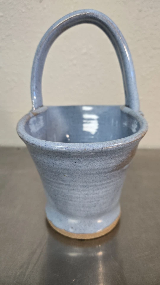 Studio Kunst Keramik blau Korb - Bild 3 von 4