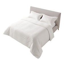 Durable 100 Cotton King Duvet Set 104x90in with 2 Envelope Shams 20x36in