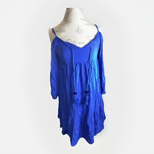 Lilly Pulitzer Alanna Dress Bomber Blue Size XS #26068 Retails $168 100% Rayon