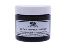 Origins Clear Improvement Charcoal Honey Mask to Purify & Nourish 2.5oz | New